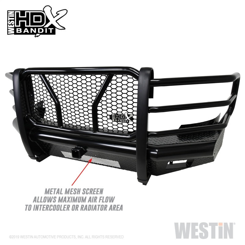 Westin 11-14 Chevrolet Silverado 2500/3500 HDX Bandit Front Bumper - Blk Westin