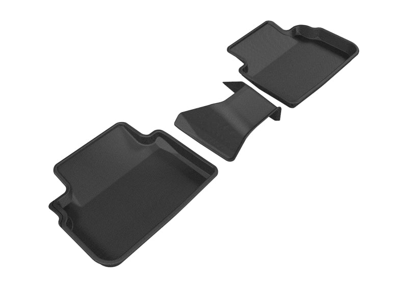 3D MAXpider L1SB02221509 2017-2019 Subaru Impreza/Crosstrek Kagu 2nd Row Floormats - Black 3D MAXpider