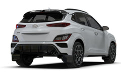 Rally Armor 2022 Hyundai Kona N Line Black UR Mud Flap w/ Red Logo - eliteracefab.com