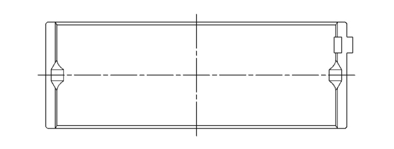 ACL 5M8037H-.25 Mitsubishi 4G93 1834CC +.25 Oversized High Performance Main Bearing Set