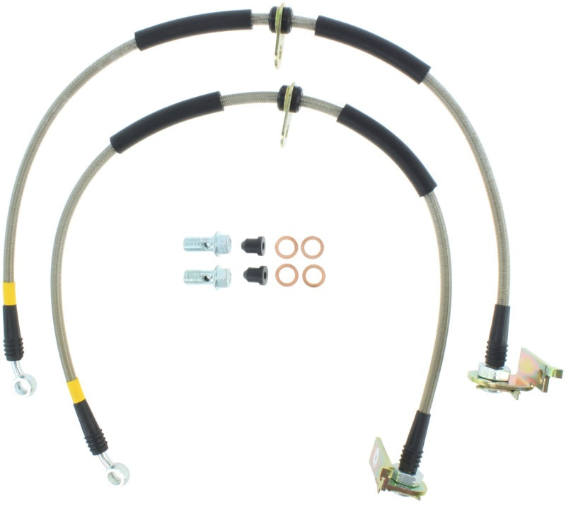 StopTech Stainless Steel Front Brake lines for Mazda 6 - eliteracefab.com