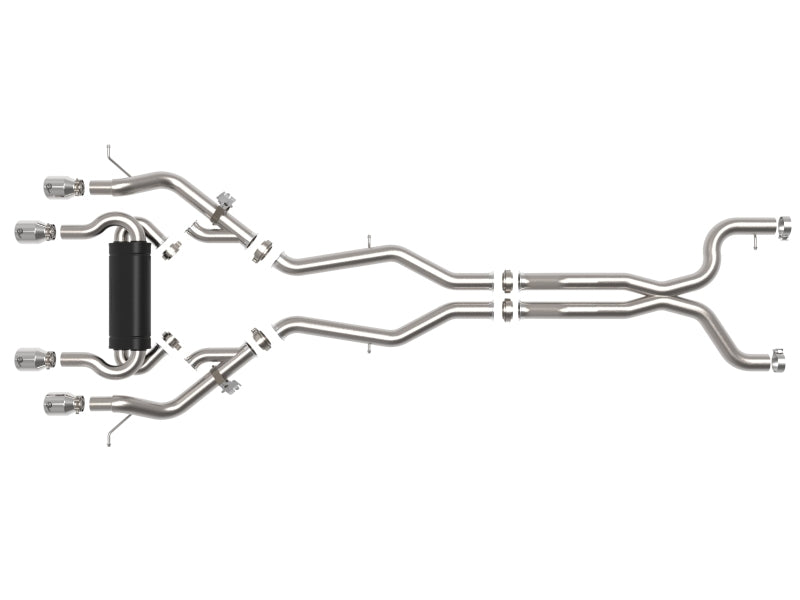 aFe MACHForce XP Exhausts Cat-Back SS 21 BMW M2 Competition L6-3.0L w/Polished Tips aFe