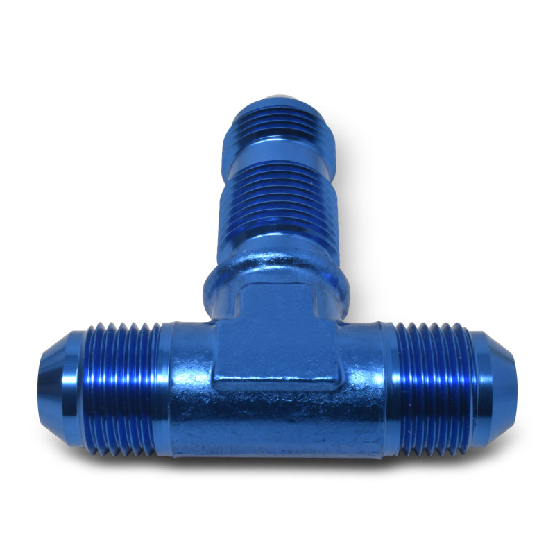 Russell -3 AN Flare Bulkhead Tee Blue - 661300