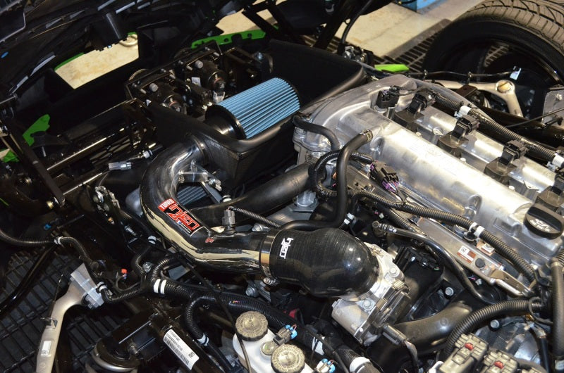 Injen 2015-2017 Polaris Slingshot 2.4L 4 Cyl Wrinkle Red Short Ram Intake w/ Heat Shield - eliteracefab.com