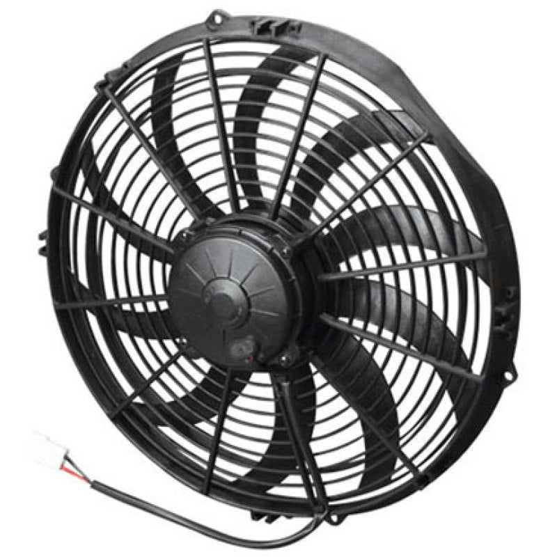 SPAL 1840 CFM 14in High Performance Fan - Push / Curved (VA08-AP71/LL-53S) - eliteracefab.com