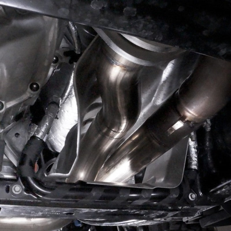 STAINLESS WORKS Full 3" Downpipe High-Flow Cats Ford F-150 Raptor 17-20 - eliteracefab.com