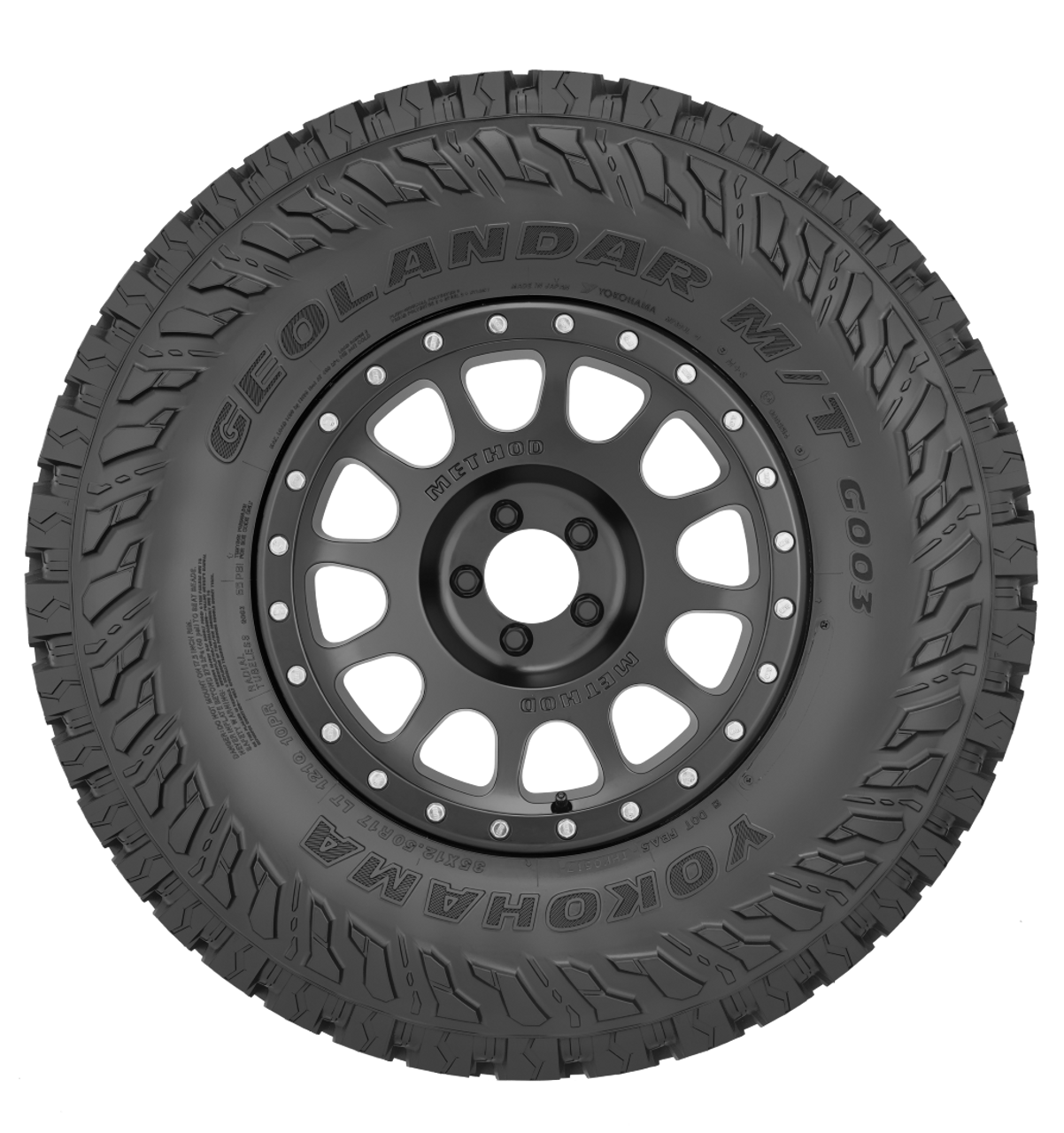 Yokohama Geolandar M/T G003 Tire - LT265/70R17 121/118Q Yokohama Tire
