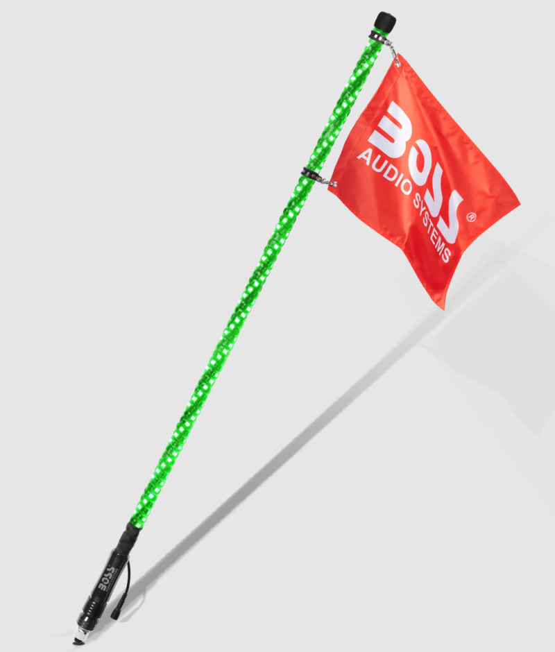 Boss Audio Systems ATV Whip Antenna/ 48 inch/ Multicolor/ IP67 Weatherproof Boss Audio