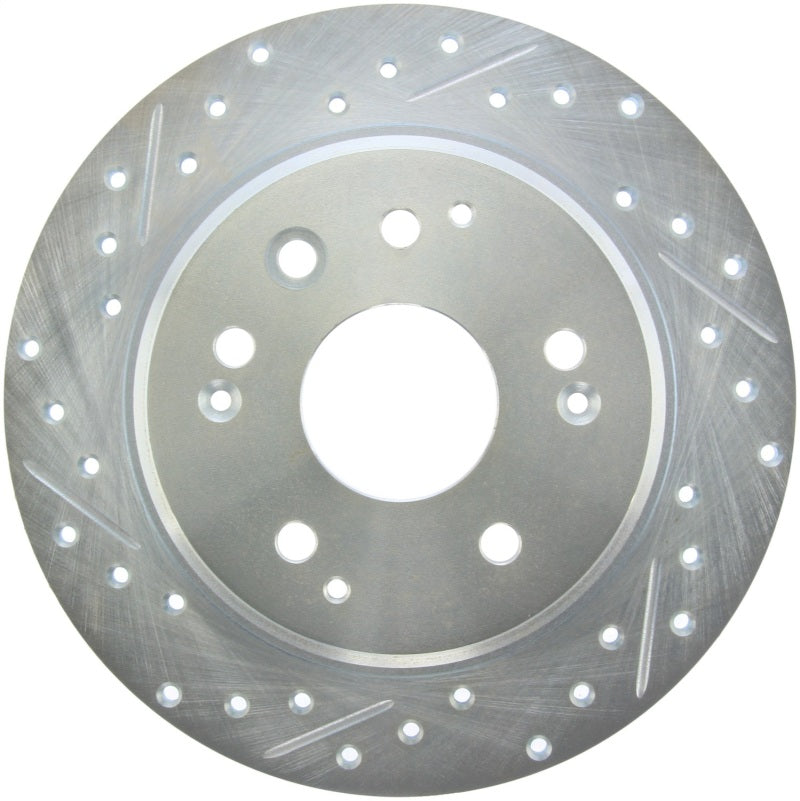 StopTech Select Sport 04-08 Acura TL Drilled & Slotted Rear Passenger Side Sport Brake Rotor - eliteracefab.com