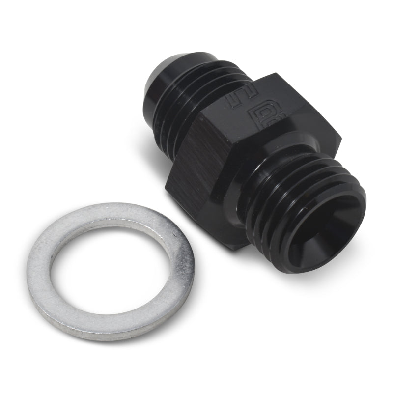 Russell -6 AN Flare to M12 x 1.5 Metric Adapter Black - 670513