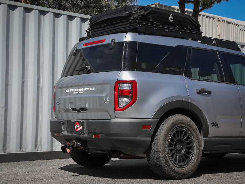 aFe Ford Bronco Sport 21-22 L3-1.5L (t)/L4-2.0L (t) Vulcan Cat-Back Exhaust System- Black Tips aFe