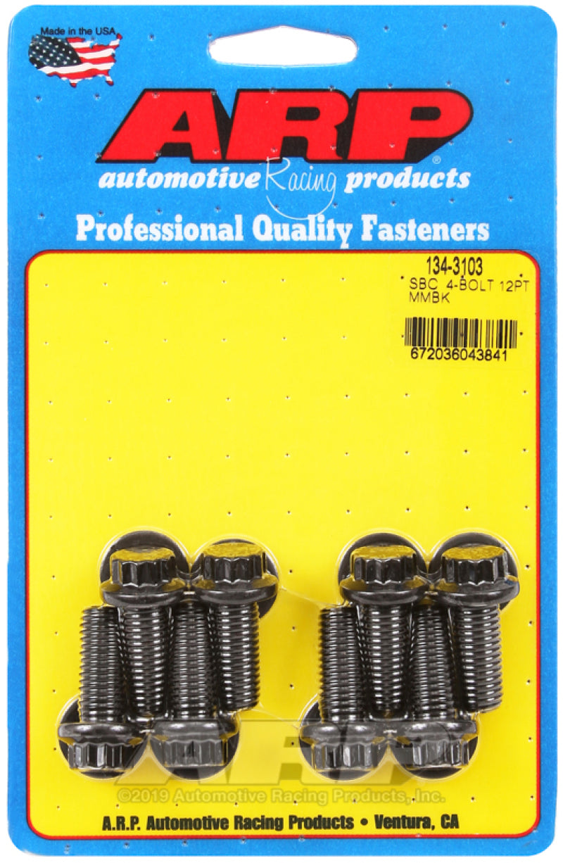 ARP SB Chevy 4 Bolt 12pt Motor Mount Bolt Kit ARP