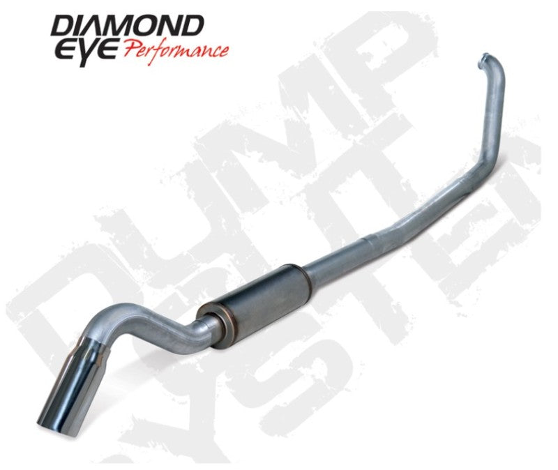 Diamond Eye KIT 4in TB SGL SS: TURN DOWN 00-03 FORD 7.3L F250/F350 Diamond Eye Performance