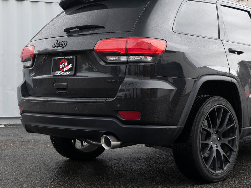 aFe Large Bore HD 3in 304 SS Cat-Back Exhaust w/ Polished Tips 14-19 Jeep Grand Cherokee V6-3.6L aFe