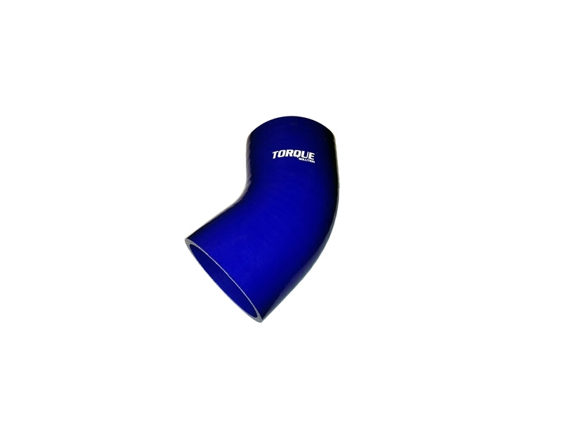 Torque Solution 45 Degree Silicone Elbow for 2.25" Blue Universal - TS-CPLR-45D225BL