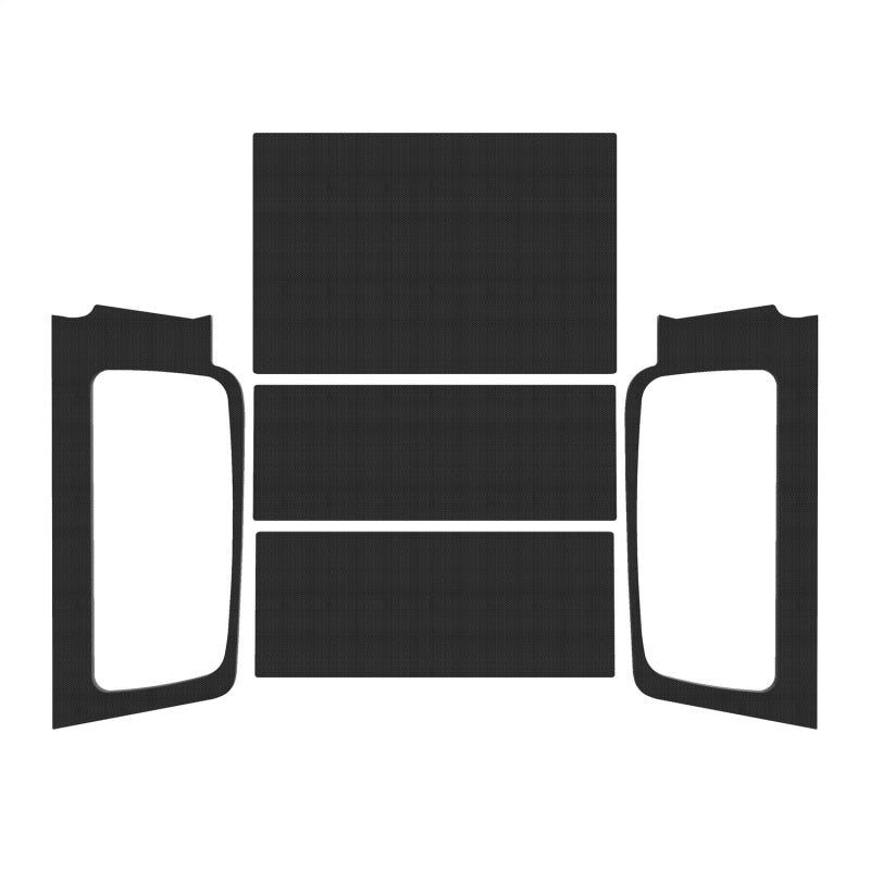 DEI 04-06 Jeep Wrangler LJ Unliminted Headliner Complete Kit - Black DEI