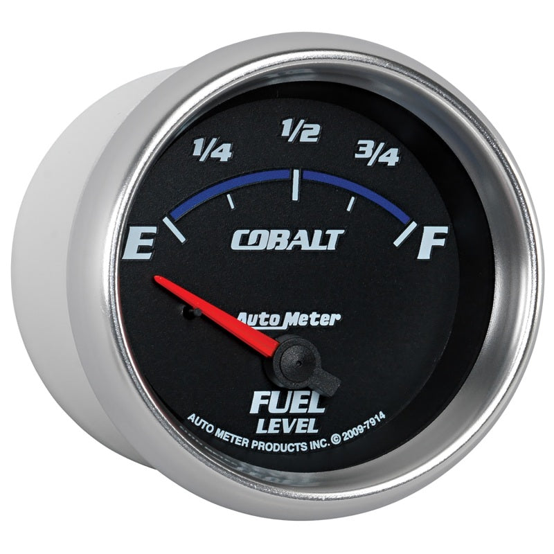 Autometer Cobalt 66.7mm 0-90 ohms Fuel Level Gauge 7914