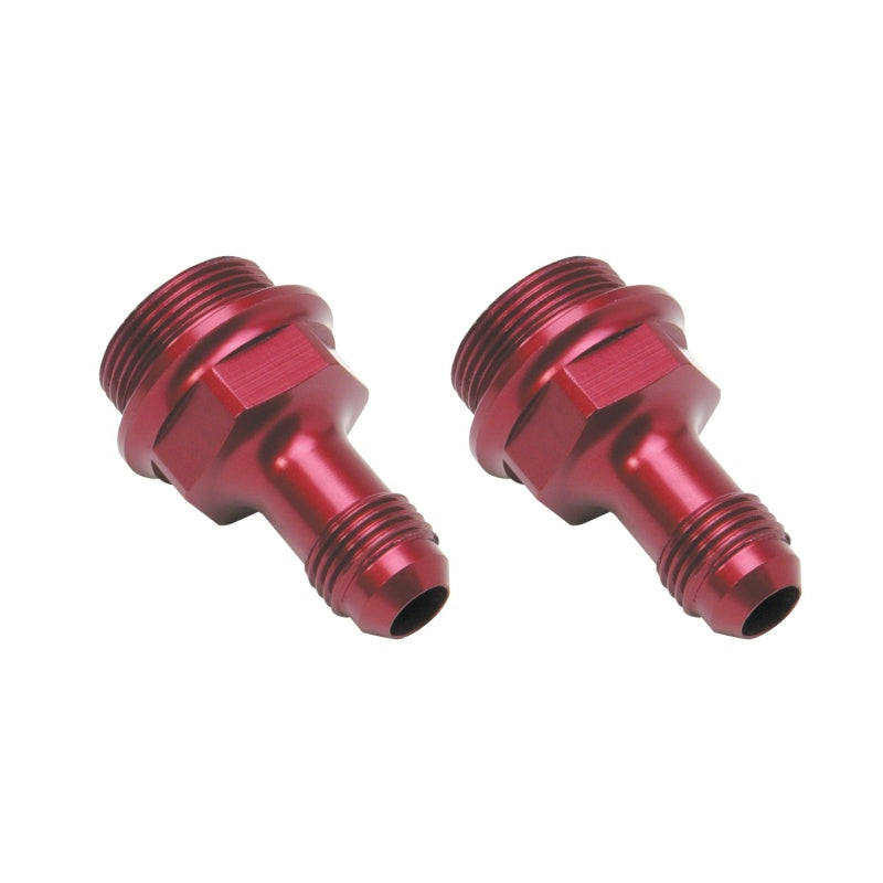 Russell Carburetor Fitting -6 AN to 7/8-20 2-Pack - 640360