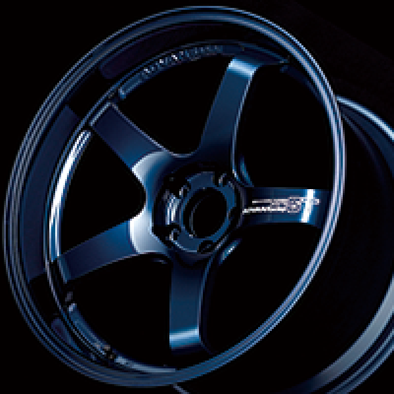 ADVAN Racing GT for Porsche 21x9.5 +46 Center Lock Wheel - Racing Titanium Blue & Ring - YAQ1J46IDP