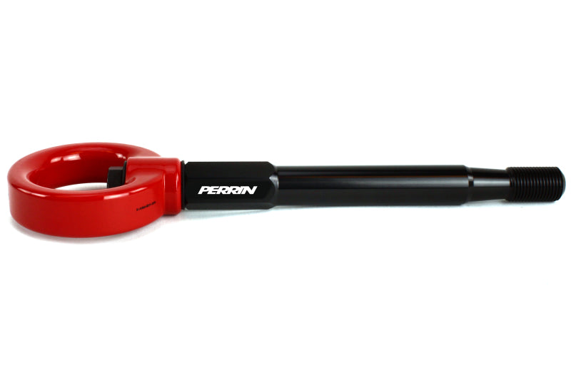 Perrin Tow Hook Kit - Front 13-18 Subaru Forester - Red - eliteracefab.com