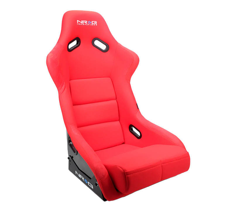 NRG FRP Bucket Seat (Red Cloth) - Large - FRP-300RD