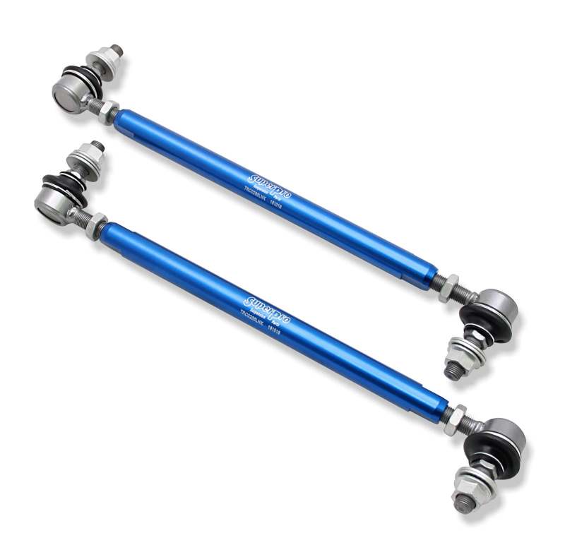 SuperPro 2006 Audi A3 Base Front HD Adjustable End Link Set - eliteracefab.com