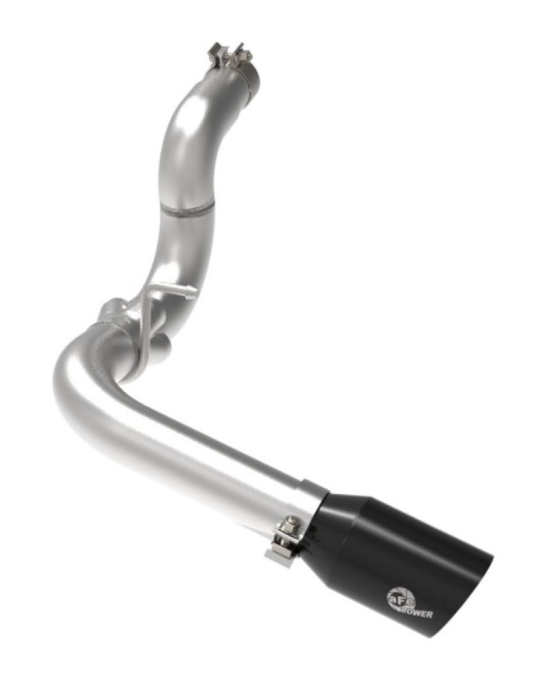 aFe 20-21 Jeep Wrangler Large Bore-HD 3in 304 Stainless Steel DPF-Back Exhaust System - Black Tip aFe