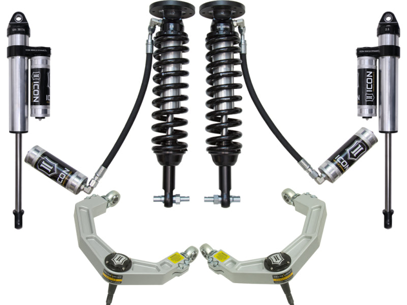 ICON 1.75-3in Stage 4 Billet UCA Suspension System for 2015-2020 Ford F-150 2WD - K93094