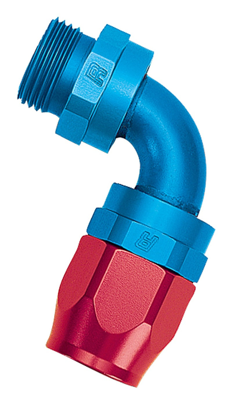 Russell Hose End -12 AN to 1/16-12 90° - 612270