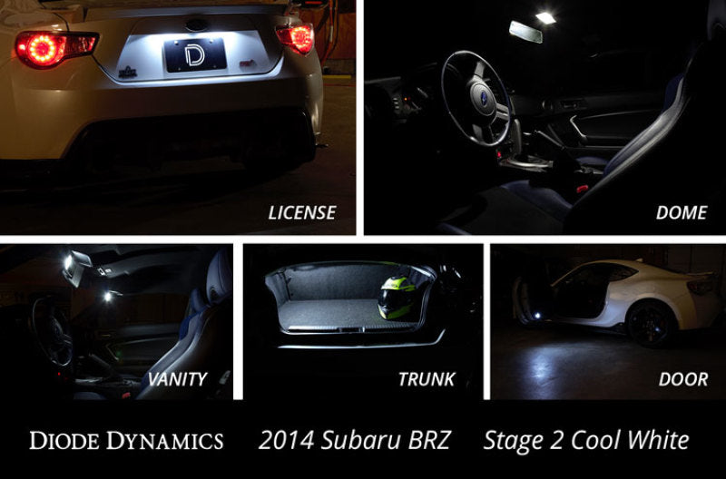 Diode Dynamics Subaru BRZ Interior Kit Stage 1 - Cool - White Diode Dynamics