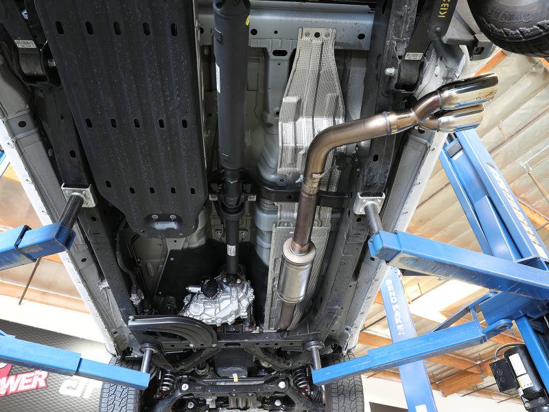 aFe Rebel Series 3in 304 SS Cat-Back Exhaust Side Exit w/ Black Tips 19 Ford Ranger L4-2.3L (t) aFe