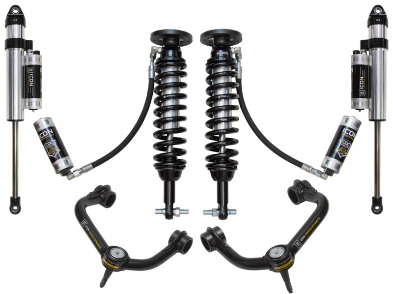 ICON 1.75-3in Stage 5 Tubular UCA Suspension System for 2015-2020 Ford F-150 2WD - K93095T