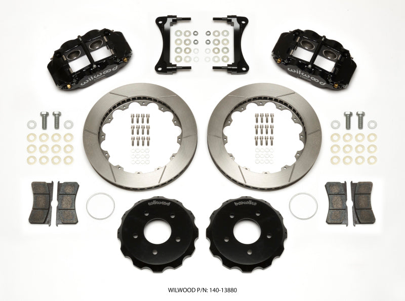 Wilwood Narrow Superlite 4R Front Hat Kit 12.88in 2007-Up Jeep Wrangler Wilwood