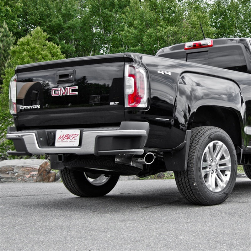 MBRP S5090AL 3-Inch Cat-Back Exhaust for 2017-2022 Chevrolet Colorado/GMC Canyon, Aluminized Steel, Tour Profile, Single Side Exit Design.
