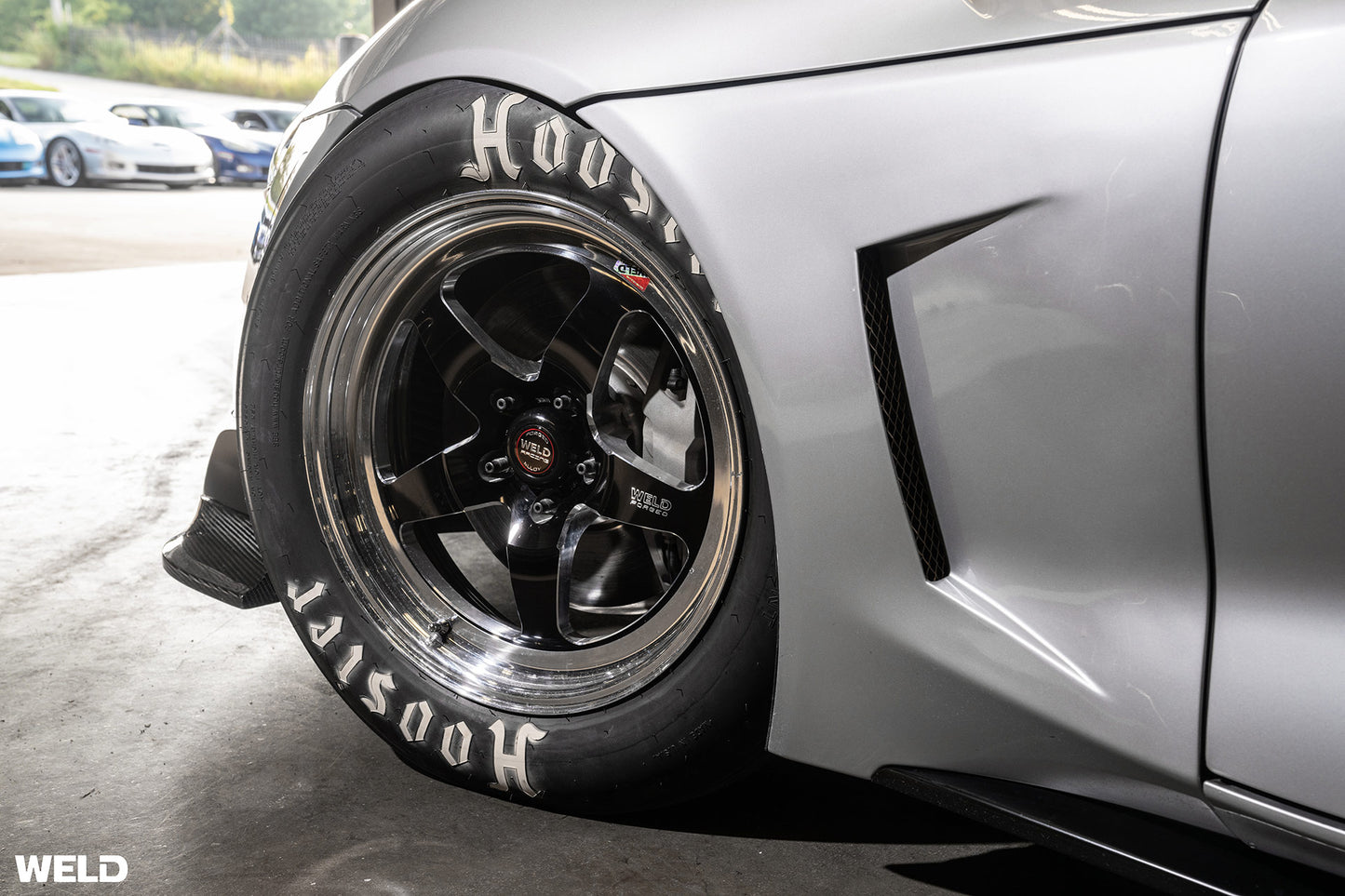 Weld S71 17x5 / 5x4.5 BP / 2.2in. BS Black Wheel (High Pad) - Non-Beadlock - eliteracefab.com