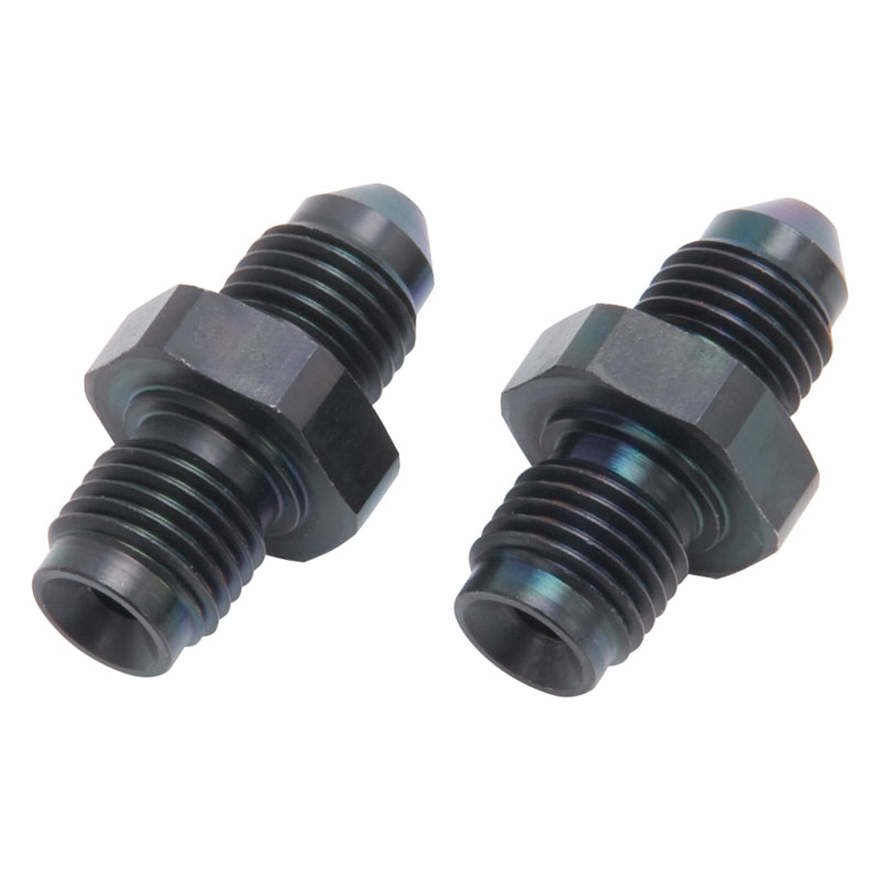 Russell Inverted Flare Adapter -3 AN to 3/8-24 2-Pack - 643963
