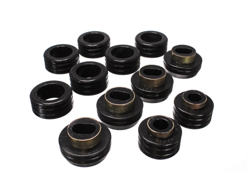 Energy Suspension 83-04 GM S-10/S-15 PU 2WD/4WD Black Body (Cab) Mount Set - eliteracefab.com