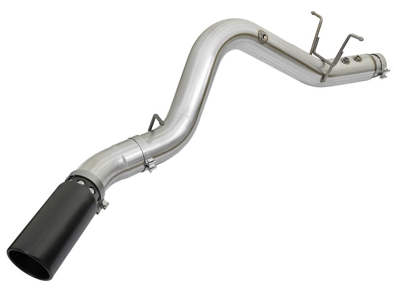aFe ATLAS 5in DPF-Back Aluminized Steel Exhaust System GM Diesel Trucks 2017 V8 6.6L (td) L5P aFe