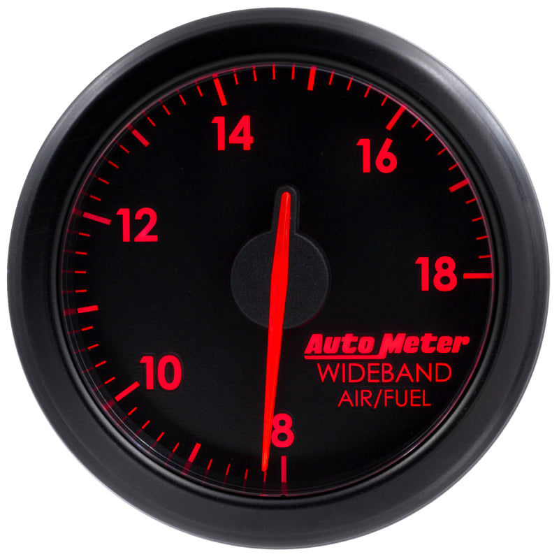 Autometer Airdrive 2-1/6in Wideband Air / Fuel Gauge 10:1-17:1 ARF Range - Black 9178-T