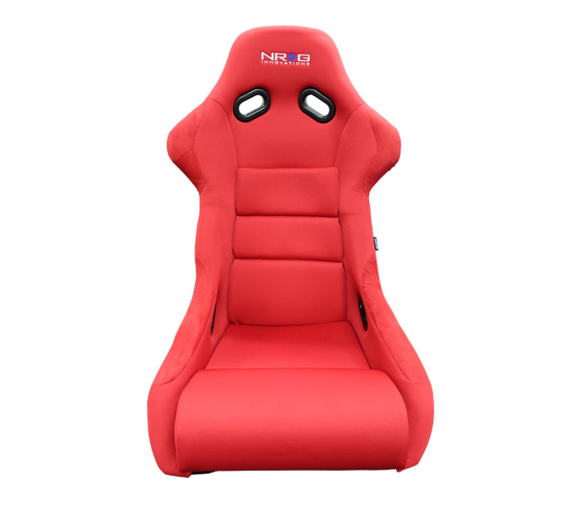 NRG FRP Bucket Seat (Red Cloth) - Large - FRP-300RD