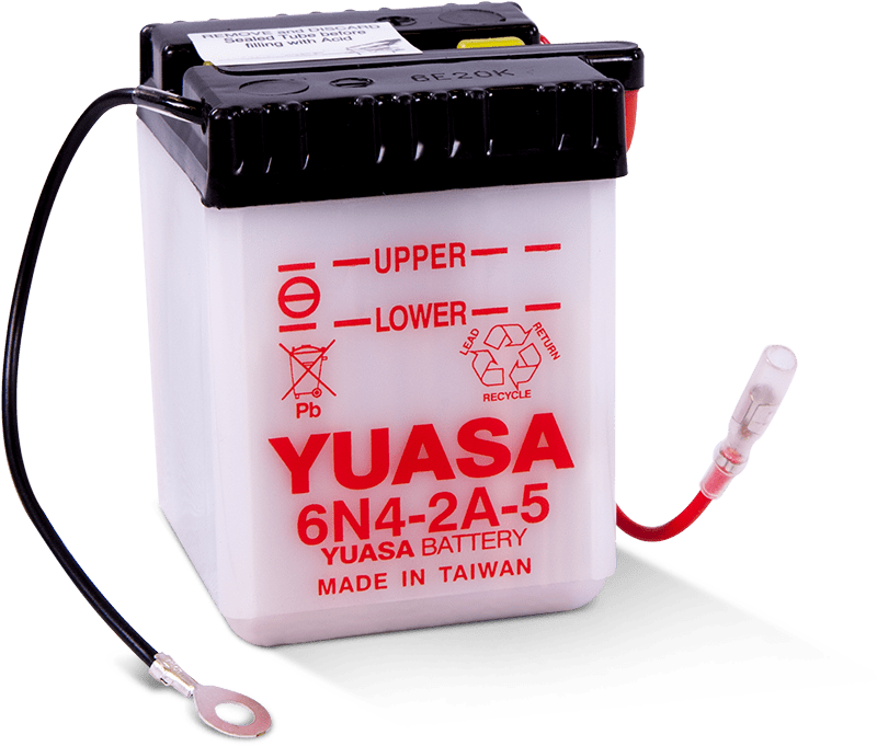 Yuasa 6N4-2A-5 Conventional 6 Volt Battery Yuasa Battery