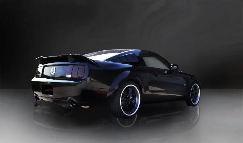 Corsa 05-10 Ford Mustang Shelby GT500 5.4L V8 Black Xtreme Axle-Back Exhaust - eliteracefab.com