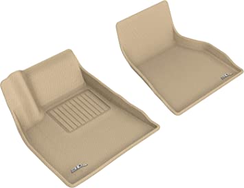 3D MAXpider 2015-2020 Tesla Model S Kagu 1st & 2nd Row Floormats - Black - eliteracefab.com