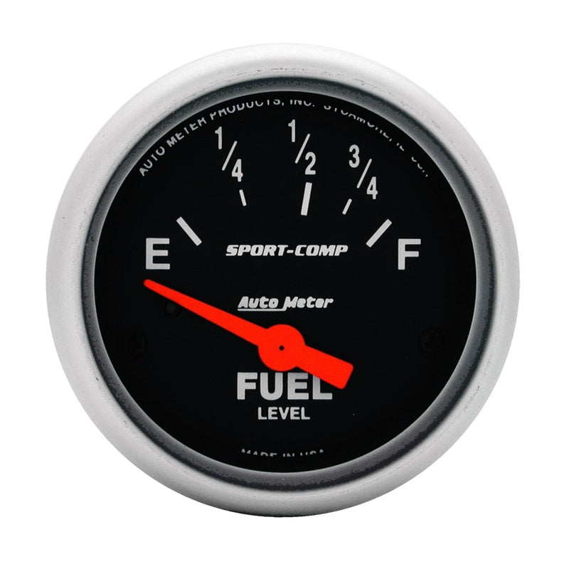 Autometer 2-1/16in 73 OHMS Empty / 10 OHMS Full Electric Sport-Comp Gauge 3315