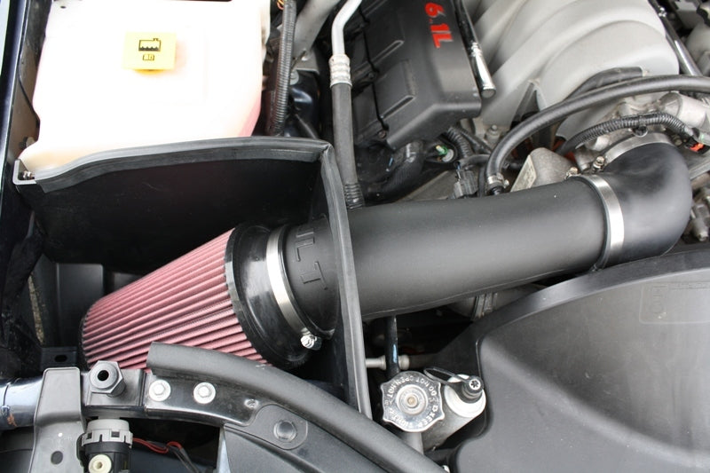 JLT 06-10 Jeep Grand Cherokee SRT8 Black Textured Cold Air Intake Kit w/Red Filter - eliteracefab.com