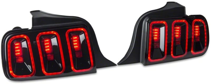 Raxiom Gen5 Tail Lights; Black Housing; Smoked Lens Raxiom