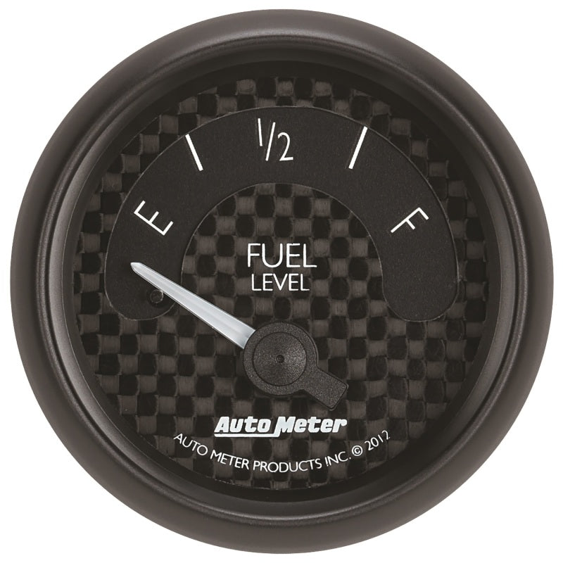 Autometer GT Series 52mm Short Sweep Electronic 240-33 ohms Fuel Level (For use w/ 3262) 8016