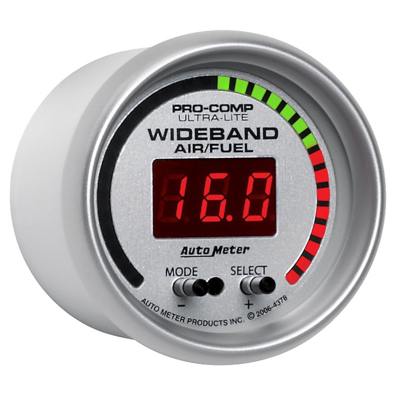 Autometer Ultra-Lite 52mm Wideband Air/Fuel Gauge 4378