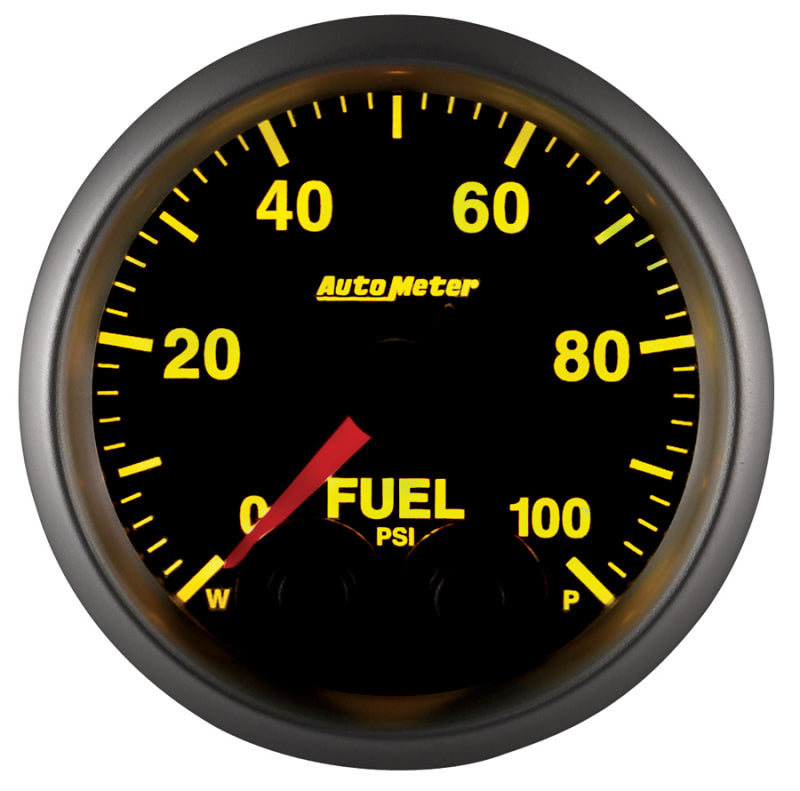 Autometer Elite 52mm 0-100 PSI Fuel Pressure Peak & Warn w/ Electronic Control Gauge 5671