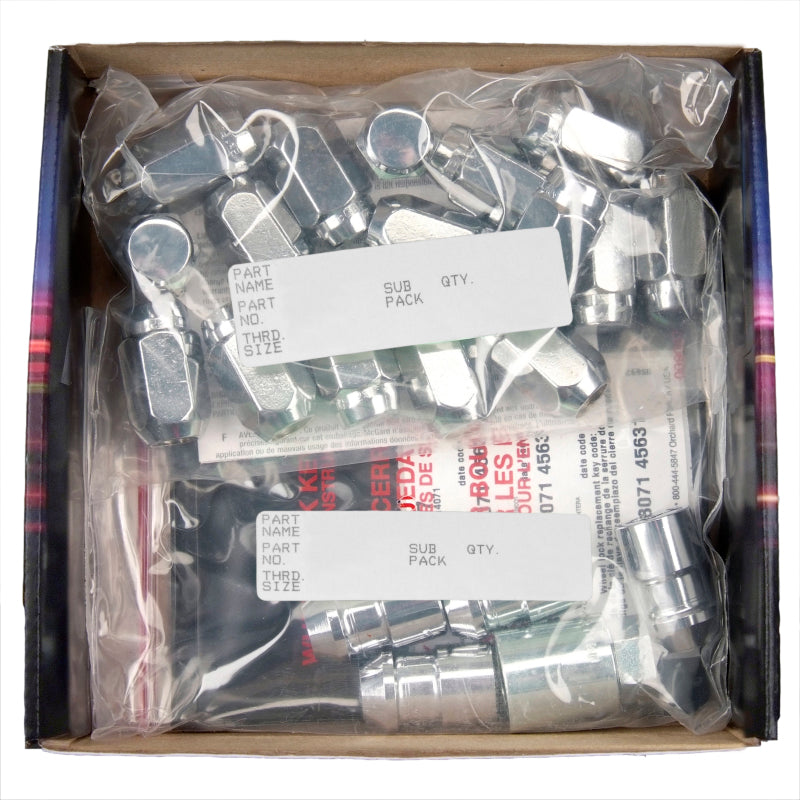 McGard M12x1.25 Chrome 4 Lug Install Kit Cone - 12 Lugs - 84454
